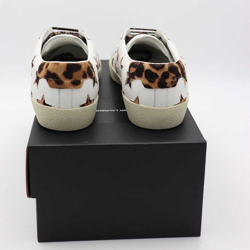 Saint Laurent Court Classic SL/06 Leopard Sneakers - Picture 7 of 8